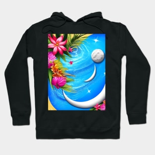 Holiday -  Sea, sand, flowers - romantic seaside Hoodie